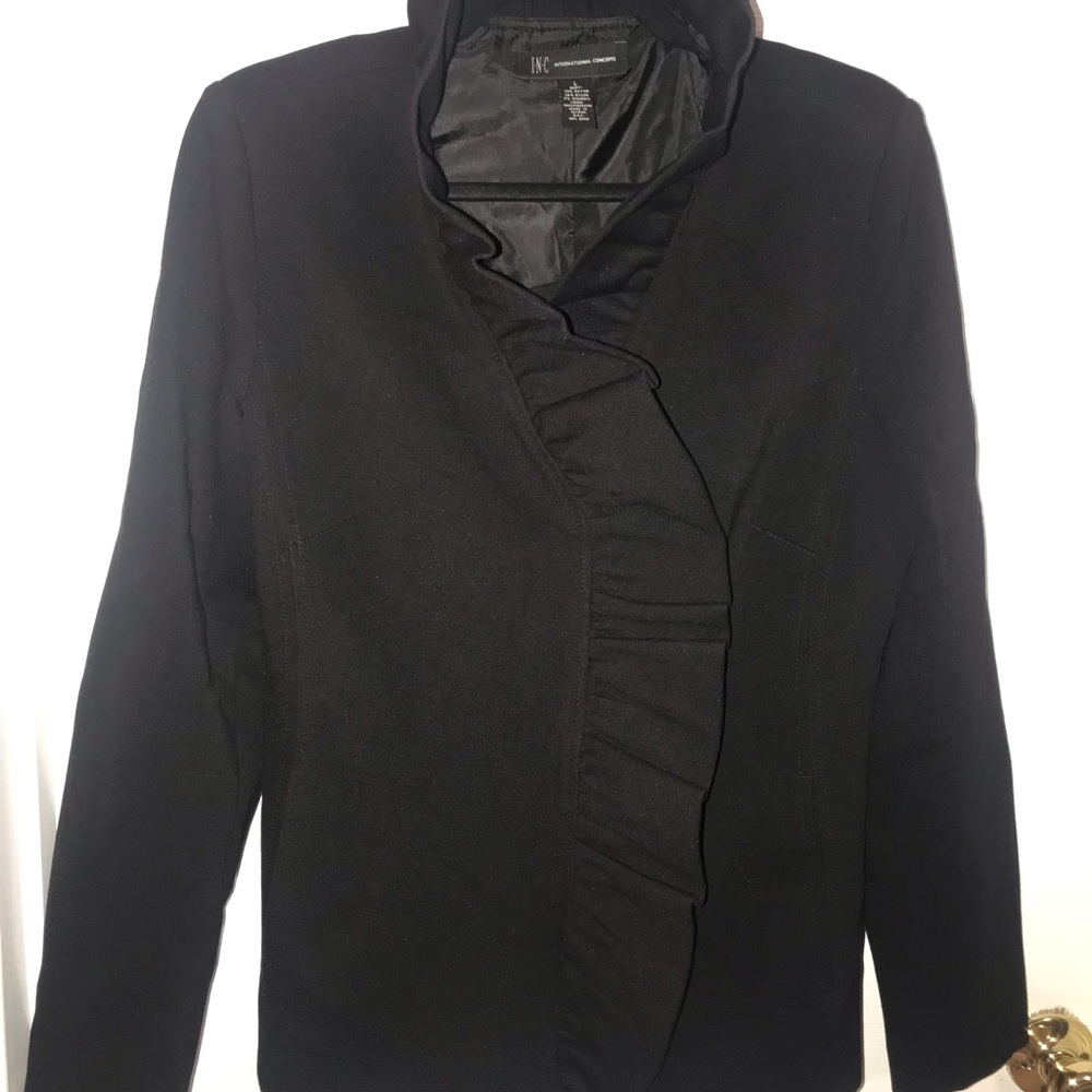 INC International Concepts Black Jacket